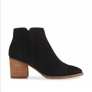 Blondo Nina Black Suede Bootie